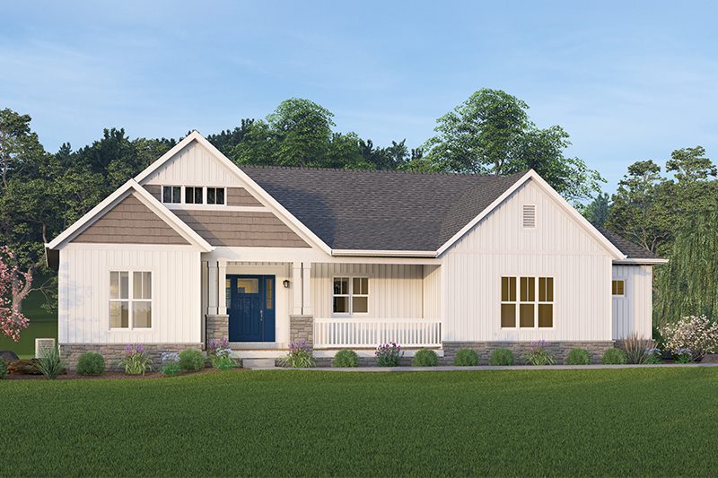 Main image of the Dover a 1900 square foot ranch.