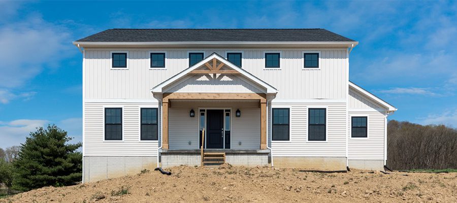 A modified Walnut Creek custom floor plan, farmhouse design.