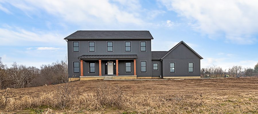 Blog photo for recent build Madison II with modern farmhouse look.