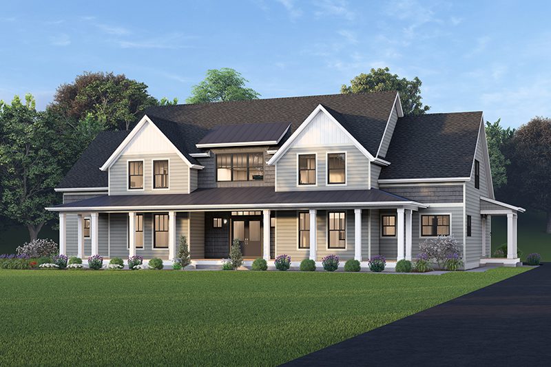 Main image of the Bennington, a 4,000 square foot two story home.