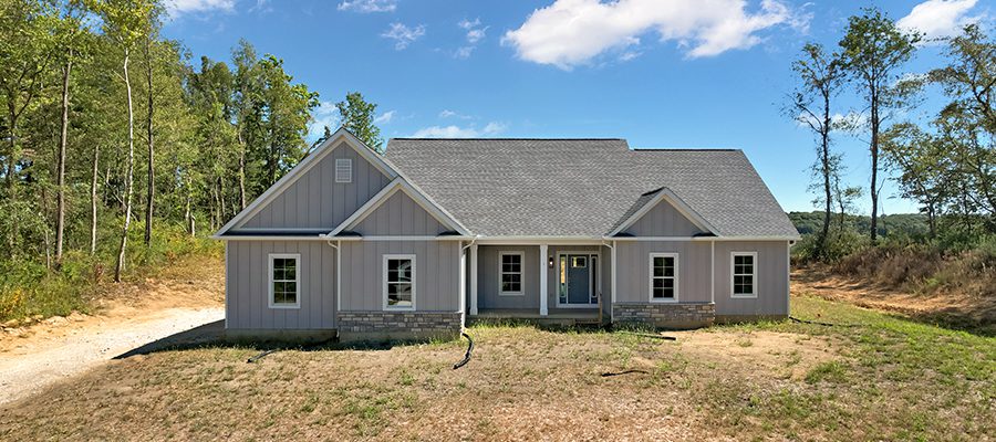 Image of a Clark with gray hardiboard siding