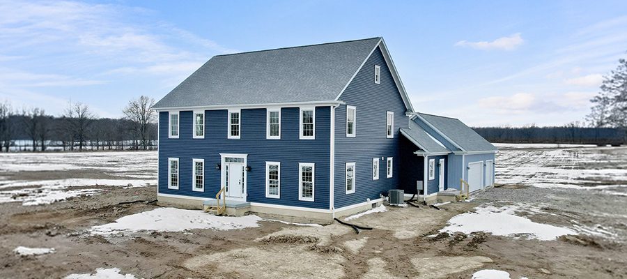 blog header of a blue fairmont two story floor plan